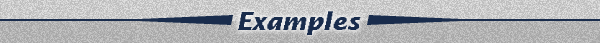 --== Examples ==--